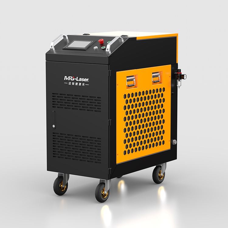 Màquina de neteja làser de pols làser Raycus de 500 watts per al tractament de superfícies metàl·liques industrials